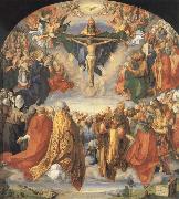 Albrecht Durer The Adoration of the Holy trinity painting